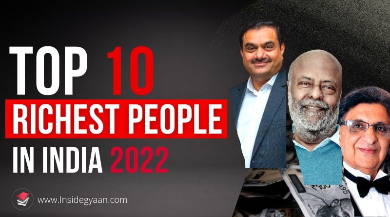 Detailed list of Top 10 Richest People in India